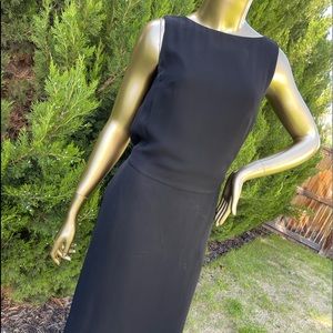 Red Valentino Black Deep V Back Dress